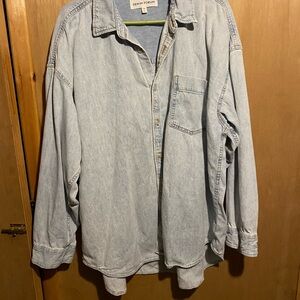 Denim Forum 80s comfy denim shirt